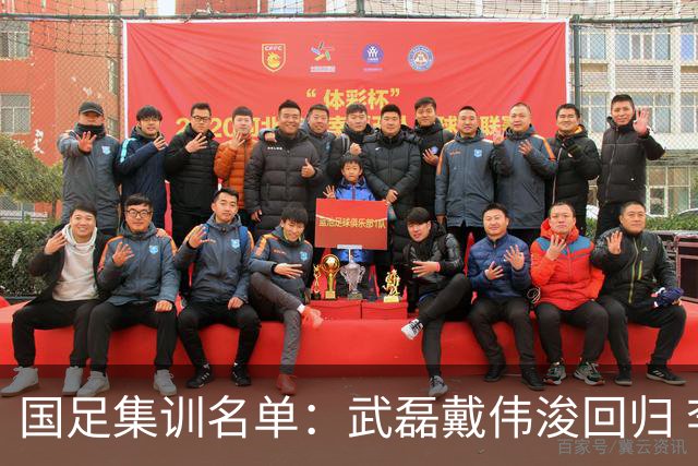 国足集训名单：武磊戴伟浚回归 李昊首次入围